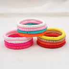 Handmade Colorful Polymer Clay Bracelets Pure Handmade Bead Boho Bracelet for Man and Woman Cheap Items and Free Shipping