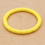 Handmade Colorful Polymer Clay Bracelets Pure Handmade Bead Boho Bracelet for Man and Woman Cheap Items and Free Shipping