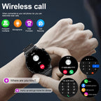 LIGE BW0664 Voice Assistant Smartwatch Answer Dial Call Fitness Tracker Multi Sports Monitor Blood Pressure SmartWatch for Men