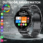 LIGE BW0664 Voice Assistant Smartwatch Answer Dial Call Fitness Tracker Multi Sports Monitor Blood Pressure SmartWatch for Men