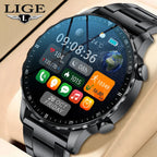 LIGE BW0664 Voice Assistant Smartwatch Answer Dial Call Fitness Tracker Multi Sports Monitor Blood Pressure SmartWatch for Men