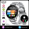 LIGE BW0664 Voice Assistant Smartwatch Answer Dial Call Fitness Tracker Multi Sports Monitor Blood Pressure SmartWatch for Men