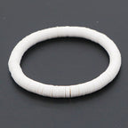 Handmade Colorful Polymer Clay Bracelets Pure Handmade Bead Boho Bracelet for Man and Woman Cheap Items and Free Shipping