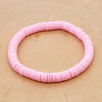 Handmade Colorful Polymer Clay Bracelets Pure Handmade Bead Boho Bracelet for Man and Woman Cheap Items and Free Shipping