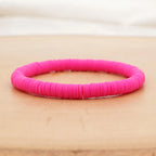 Handmade Colorful Polymer Clay Bracelets Pure Handmade Bead Boho Bracelet for Man and Woman Cheap Items and Free Shipping