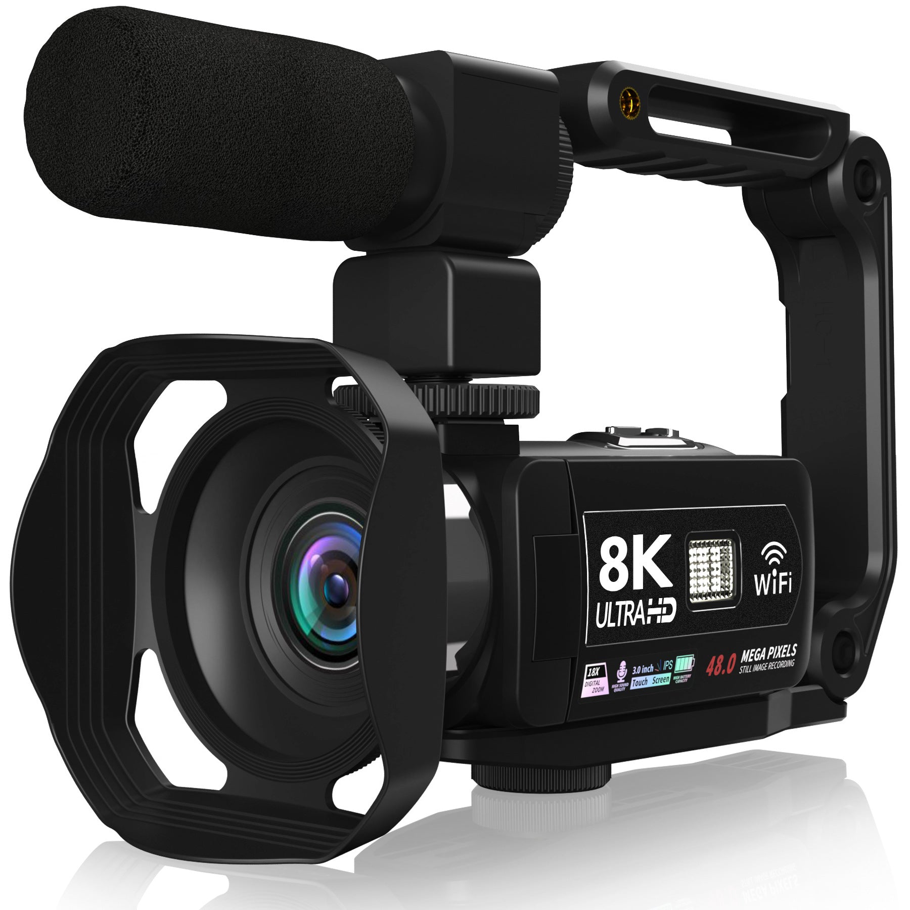 HD digital camera touch screen handheld