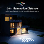 Outdoor 4MP 8MP Full Color Camera Waterproof Metal Body Smart