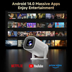 Mini Projector Supports 4K HD Portable