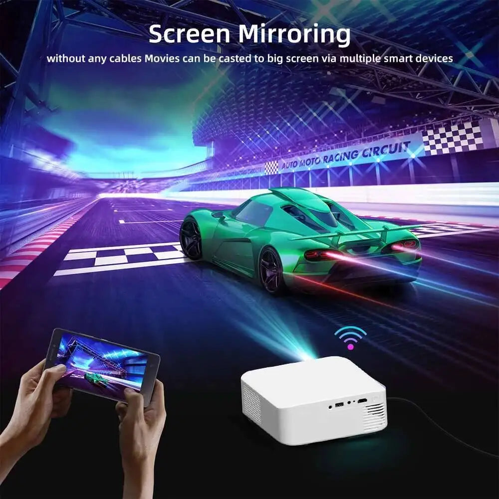 Projector Mini Portable Full HD 4K Projector Video