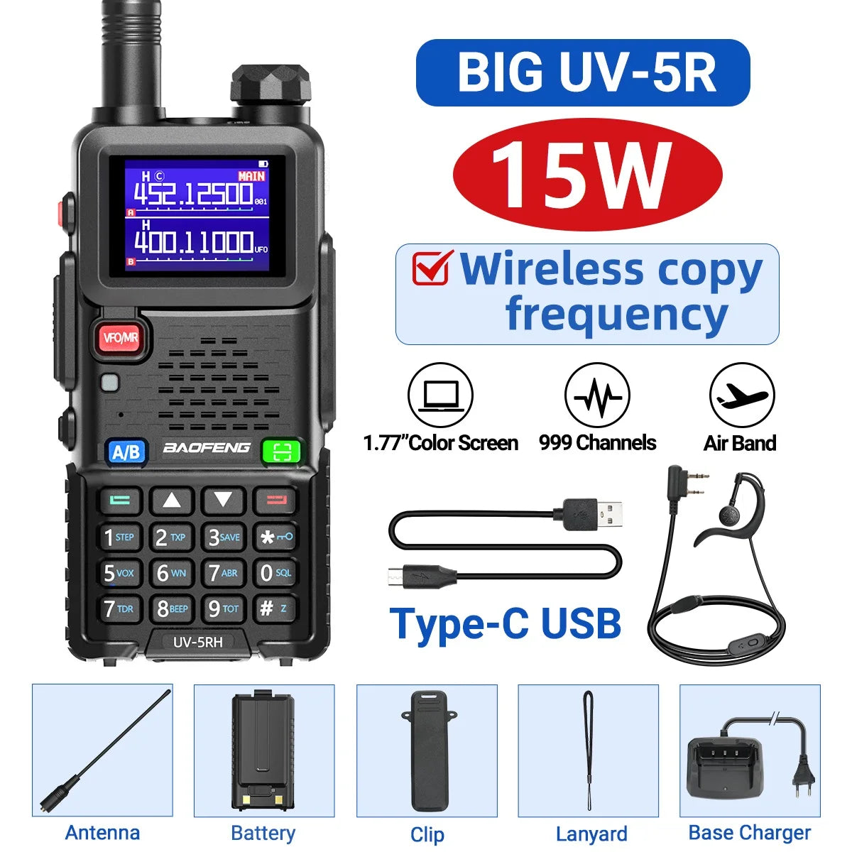 Walkie Talkie Long Range Wireless Copy Frequency