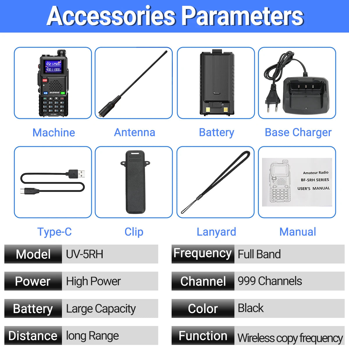 Walkie Talkie Long Range Wireless Copy Frequency