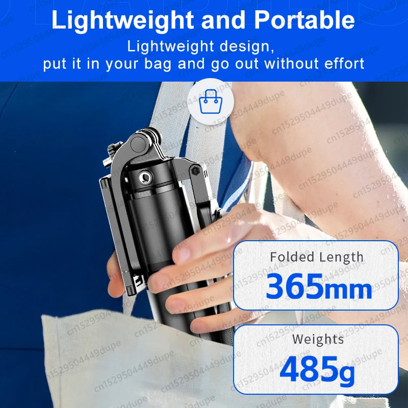 Tripod Portable Selfie Stick with Wireless Remote Shutter,Stand for Camera Phone Photography
