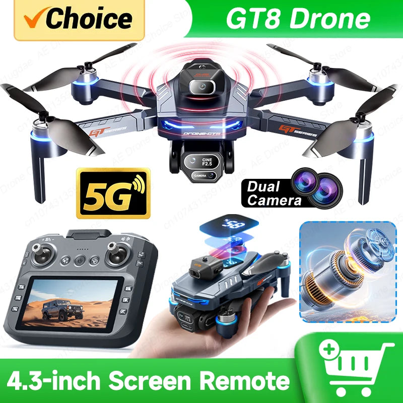 Drone 8K Professional HD Dual Cameras