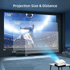 Projector Mini Portable Full HD 4K Projector Video