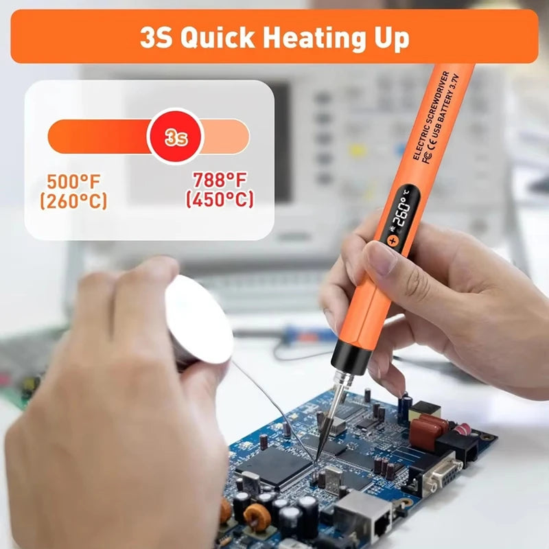 Mini Cordless Soldering Iron Kit USB Portable