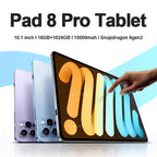 Pad 8 Pro Tablet 10.1 inch Android 13 Snapdragon