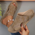 Women's Sandals Casual Wedges Heels Sandals For Summer Women Slippers Retro Summer Shoes Woman Beach Sandalias De Mujer 2025