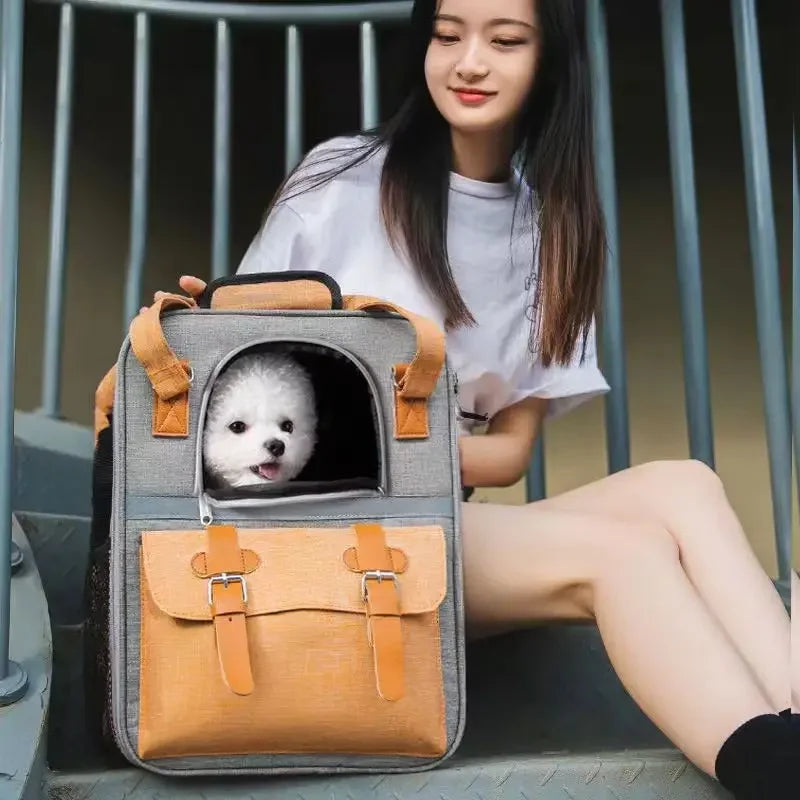 Pet Backpack,Dogs and Cats Travel Portable