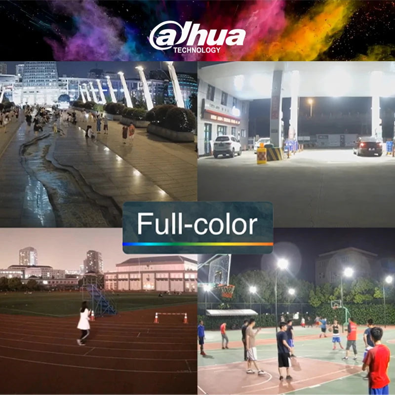 Outdoor 4MP 8MP Full Color Camera Waterproof Metal Body Smart