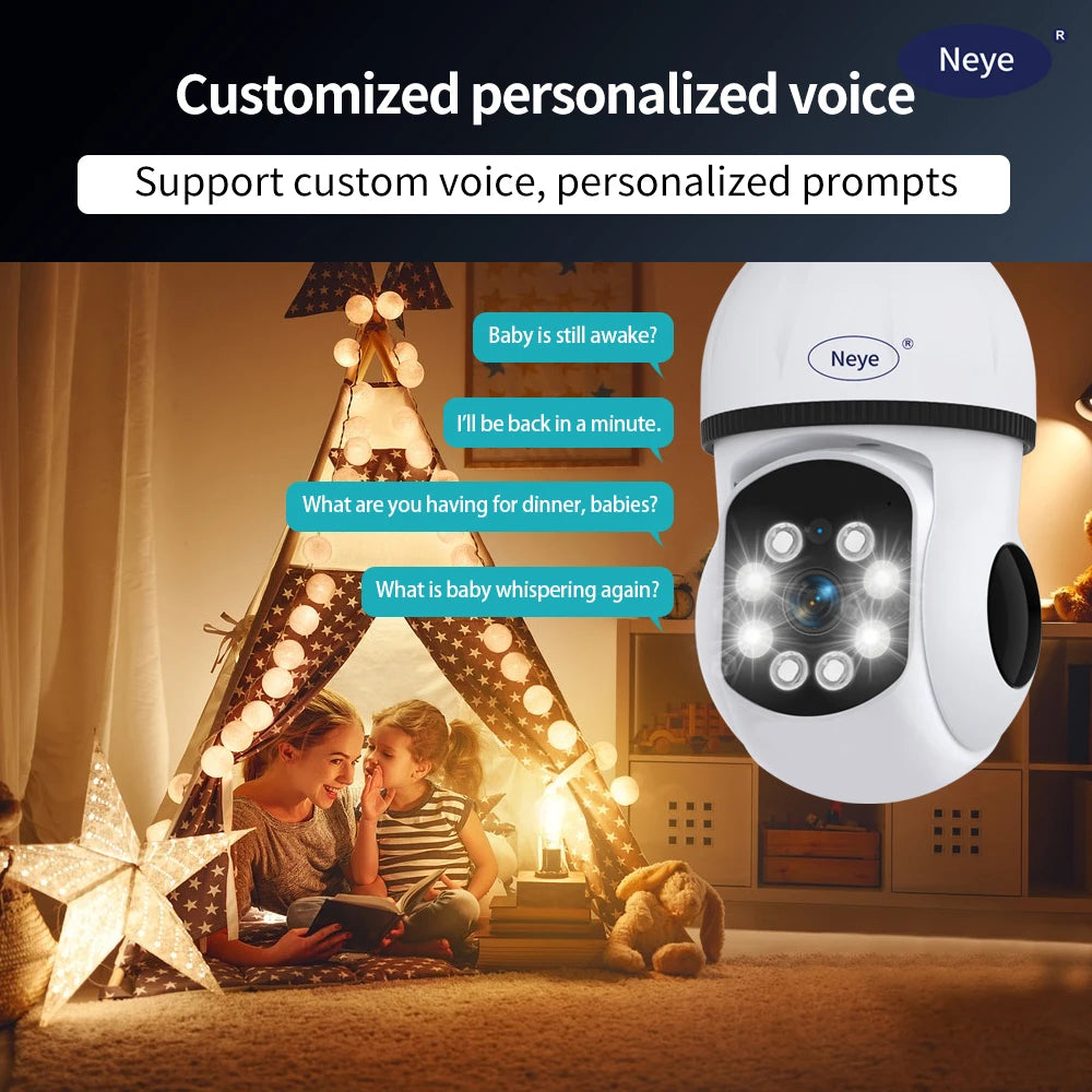 8MP 4K Lightbulb Surveillance Camera