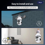 8MP 4K Lightbulb Surveillance Camera