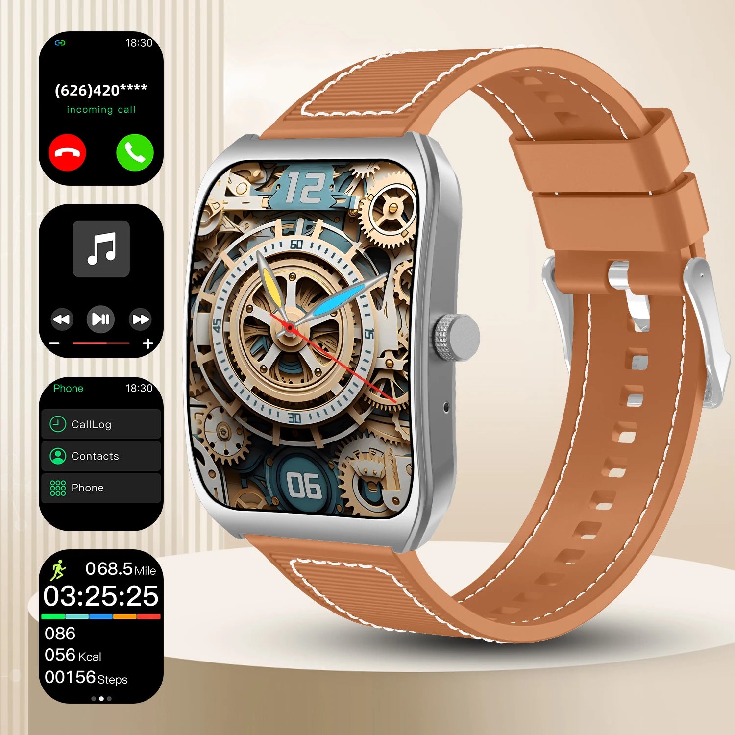 Smart Watch 1.85''Curved Screen for Men