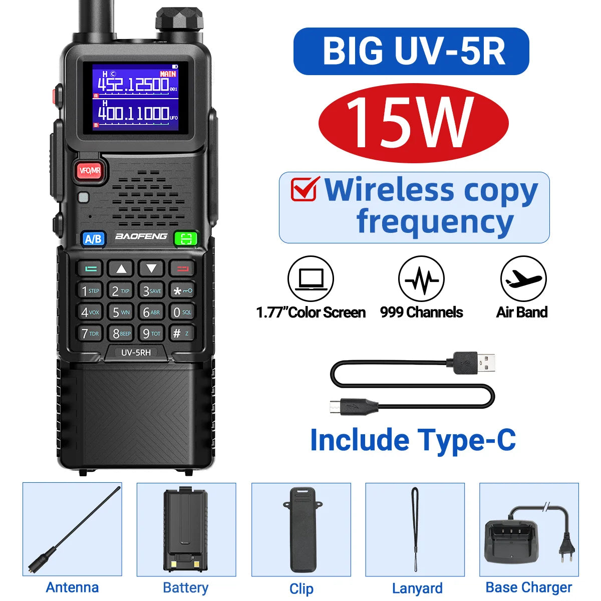 Walkie Talkie Long Range Wireless Copy Frequency