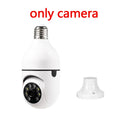 Yiiot Surveillance Bulb Camera Night Vision Full Color Automatic Tracking  Wifi Camera