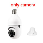 Yiiot Surveillance Bulb Camera Night Vision Full Color Automatic Tracking  Wifi Camera