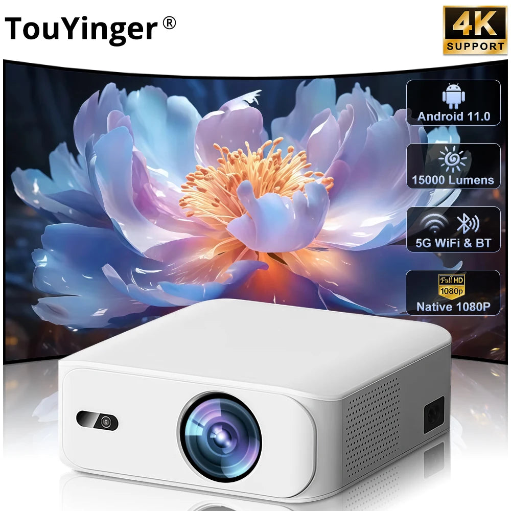 Projector Mini Portable Full HD 4K Projector Video