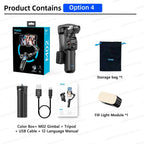 Handheld Stabilizer for iPhone & Android, Anti-Shake Phone Holder with Tripod, for Vlogging & Video Recording