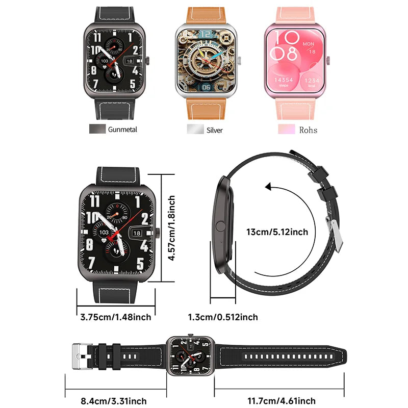 Smart Watch 1.85''Curved Screen for Men