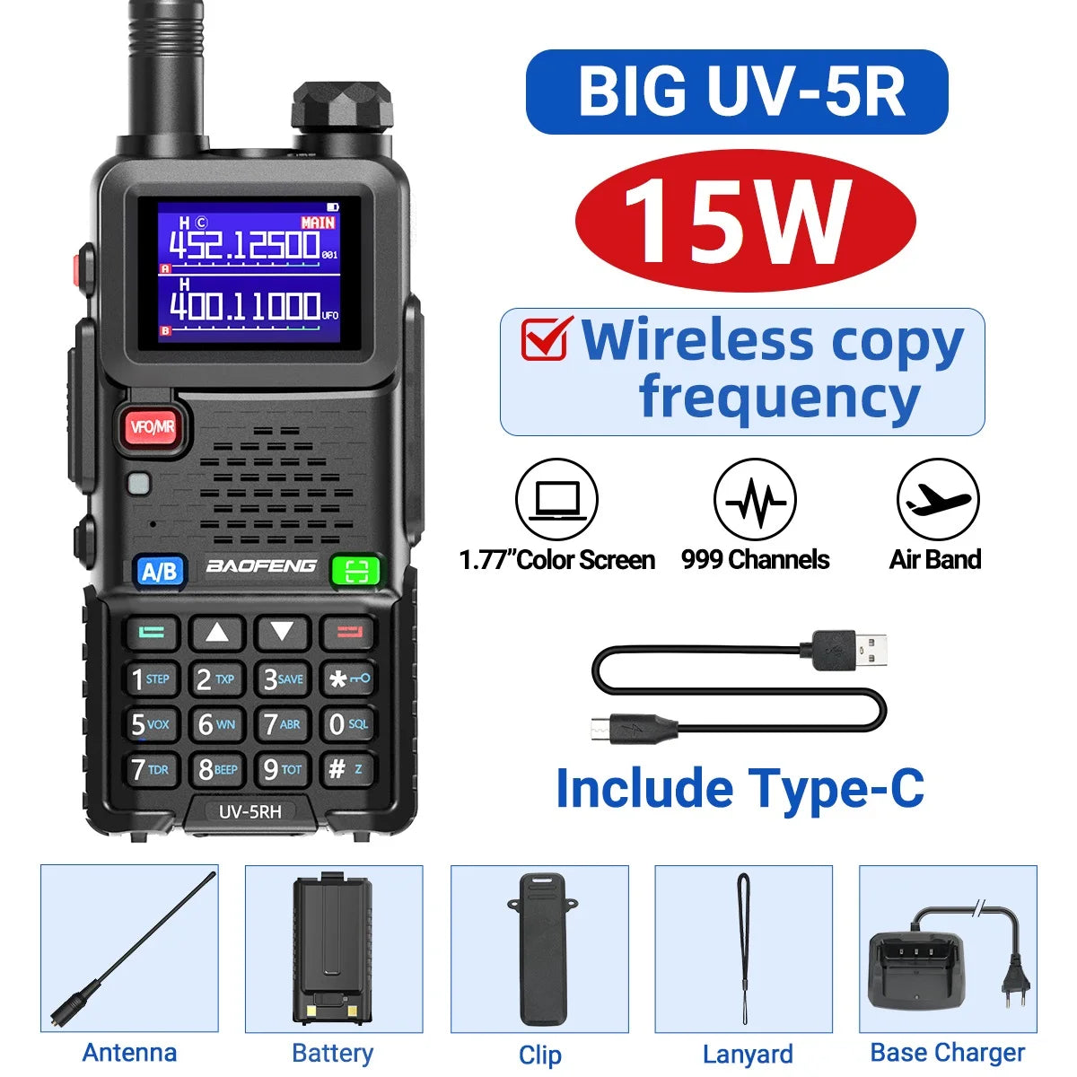 Walkie Talkie Long Range Wireless Copy Frequency