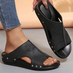 Women's Sandals Casual Wedges Heels Sandals For Summer Women Slippers Retro Summer Shoes Woman Beach Sandalias De Mujer 2025