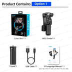 Handheld Stabilizer for iPhone & Android, Anti-Shake Phone Holder with Tripod, for Vlogging & Video Recording
