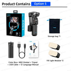 Handheld Stabilizer for iPhone & Android, Anti-Shake Phone Holder with Tripod, for Vlogging & Video Recording