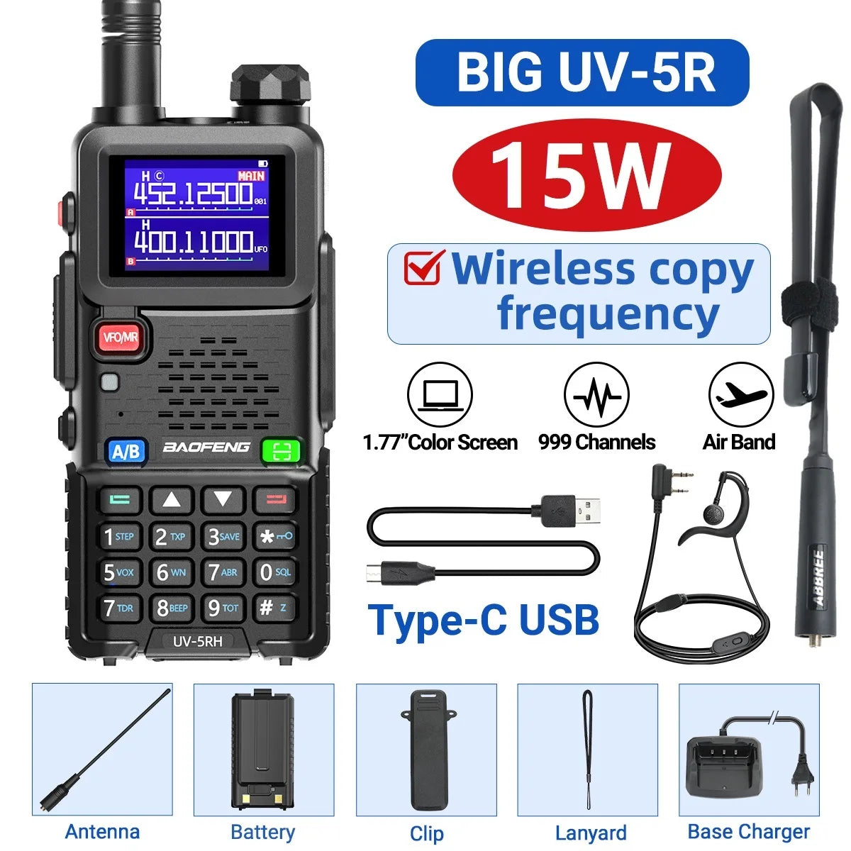 Walkie Talkie Long Range Wireless Copy Frequency