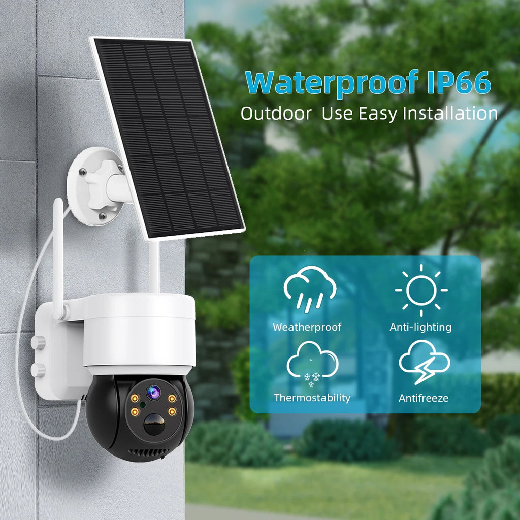 Camera with Solar Panel