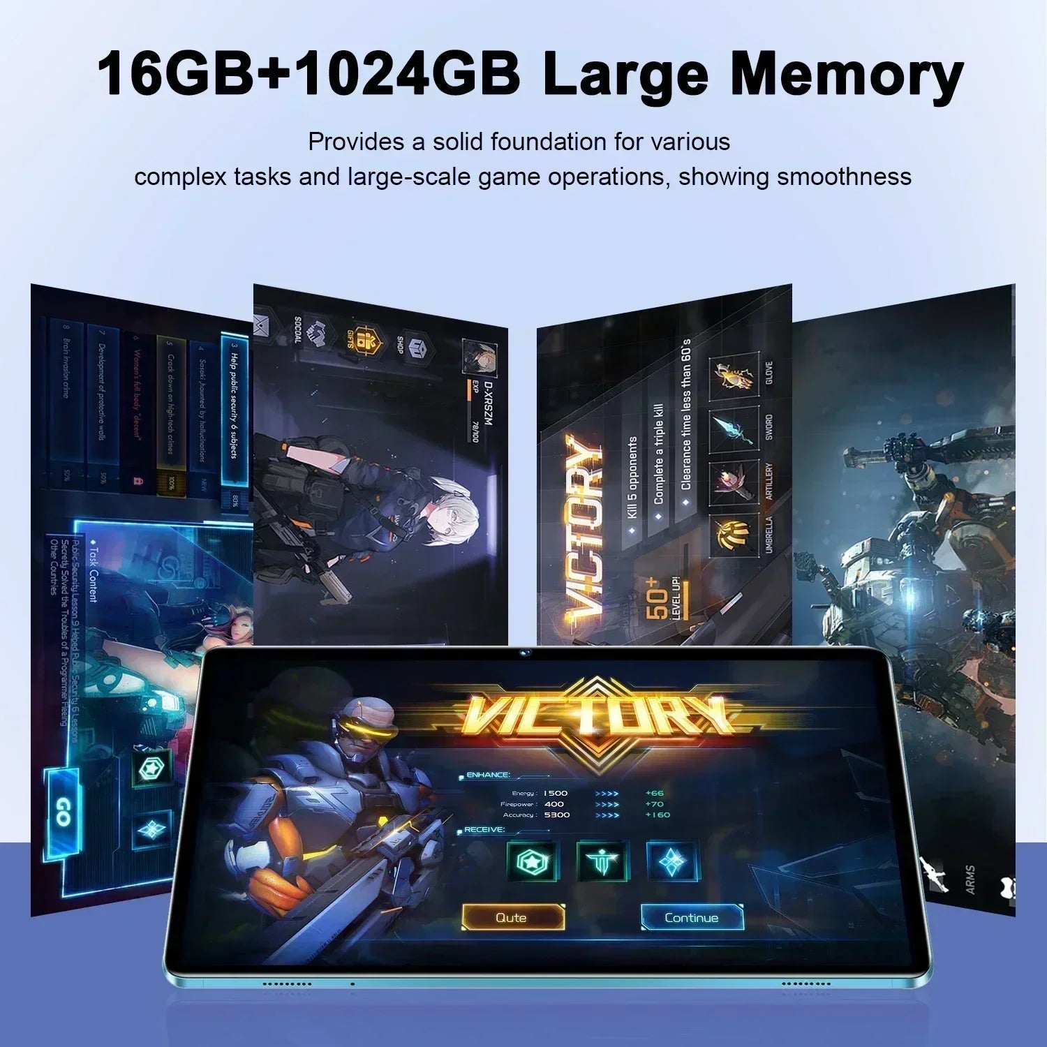 Pad 8 Pro Tablet 10.1 inch Android 13 Snapdragon