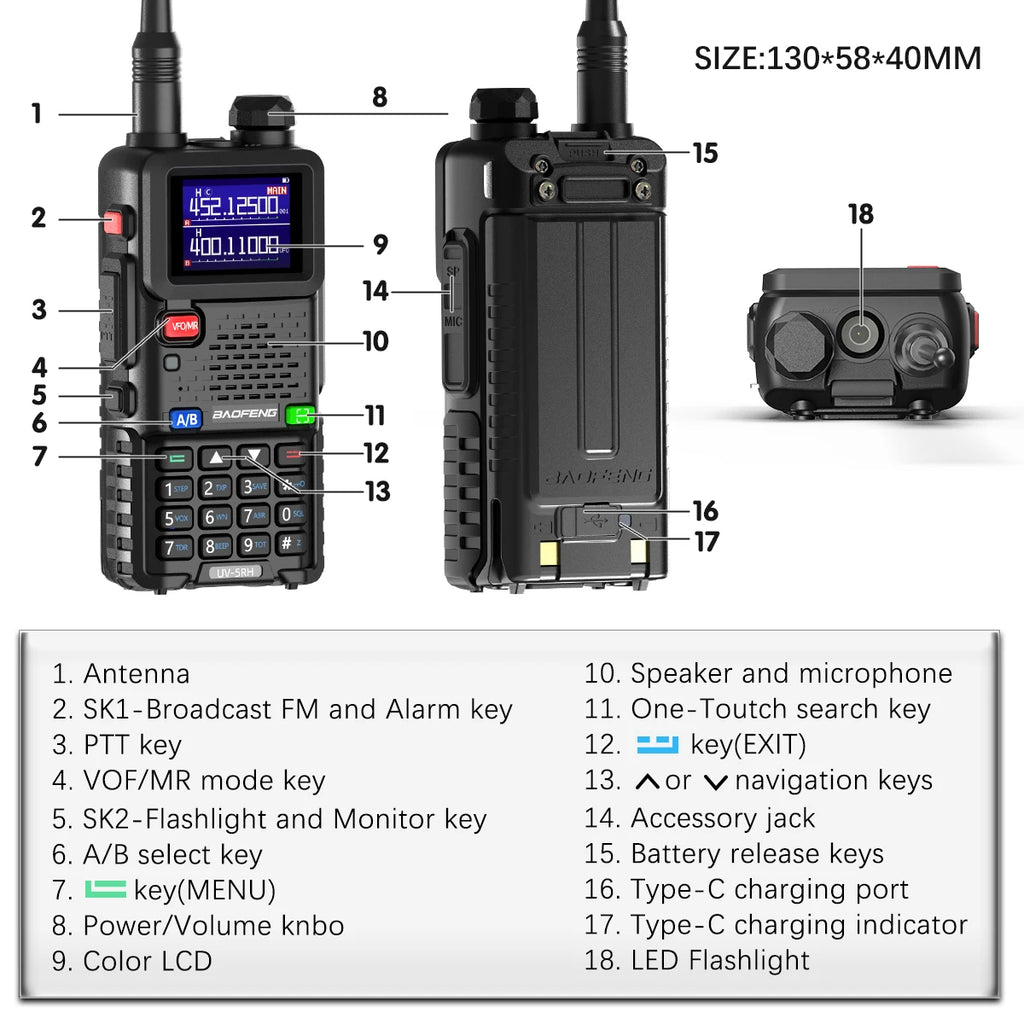 Walkie Talkie Long Range Wireless Copy Frequency