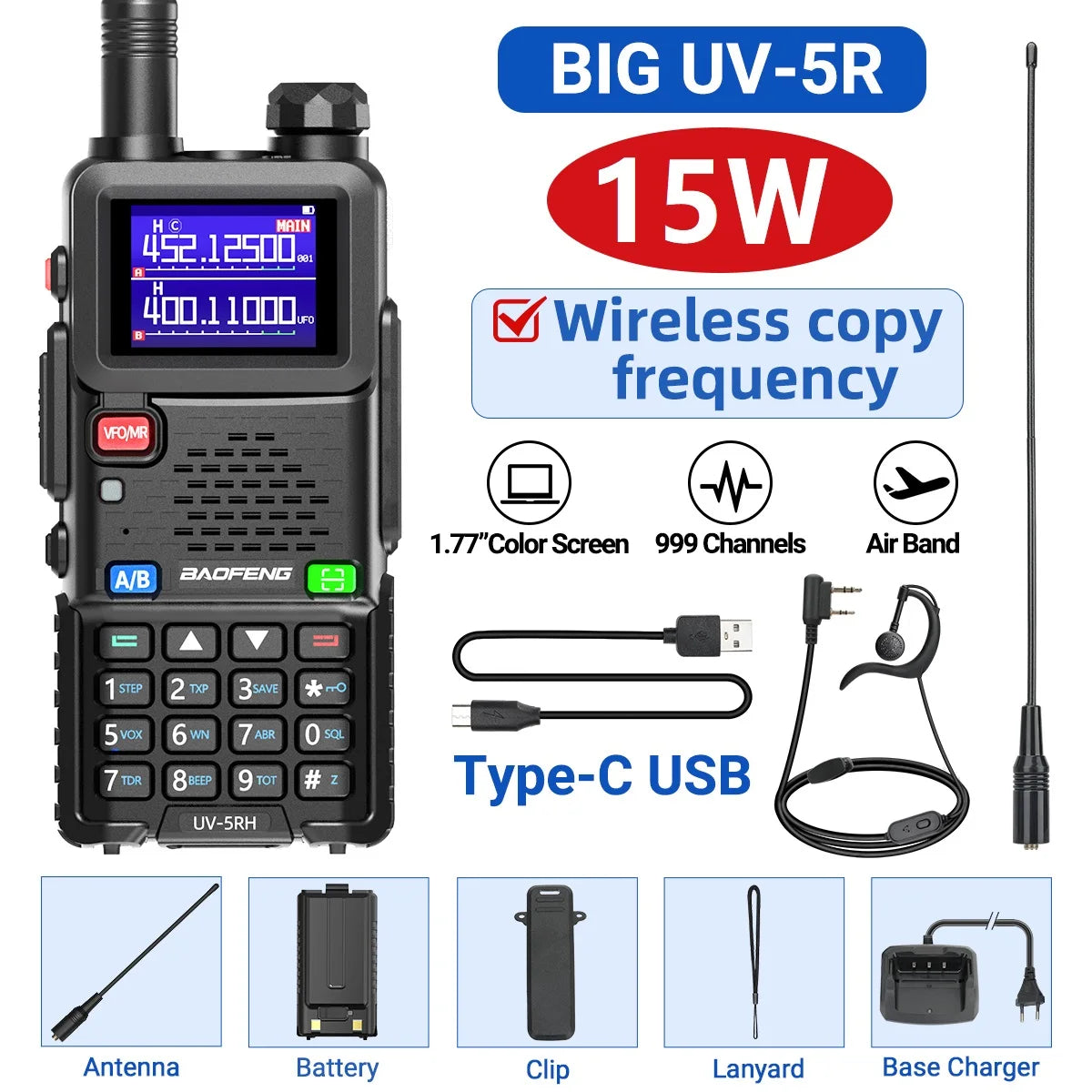 Walkie Talkie Long Range Wireless Copy Frequency