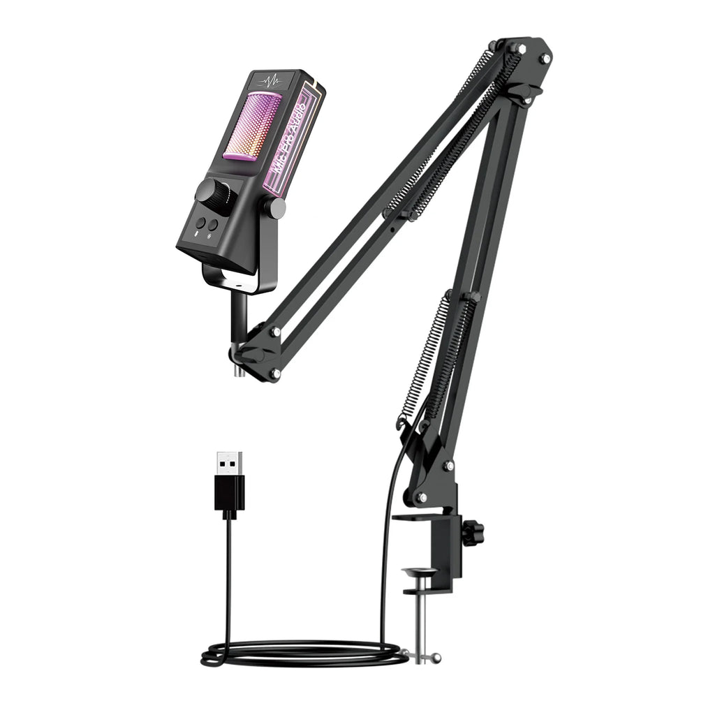 Podcast Microphone Kit USB Condenser Mic