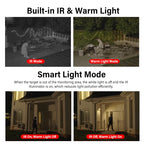 Outdoor 4MP 8MP Full Color Camera Waterproof Metal Body Smart